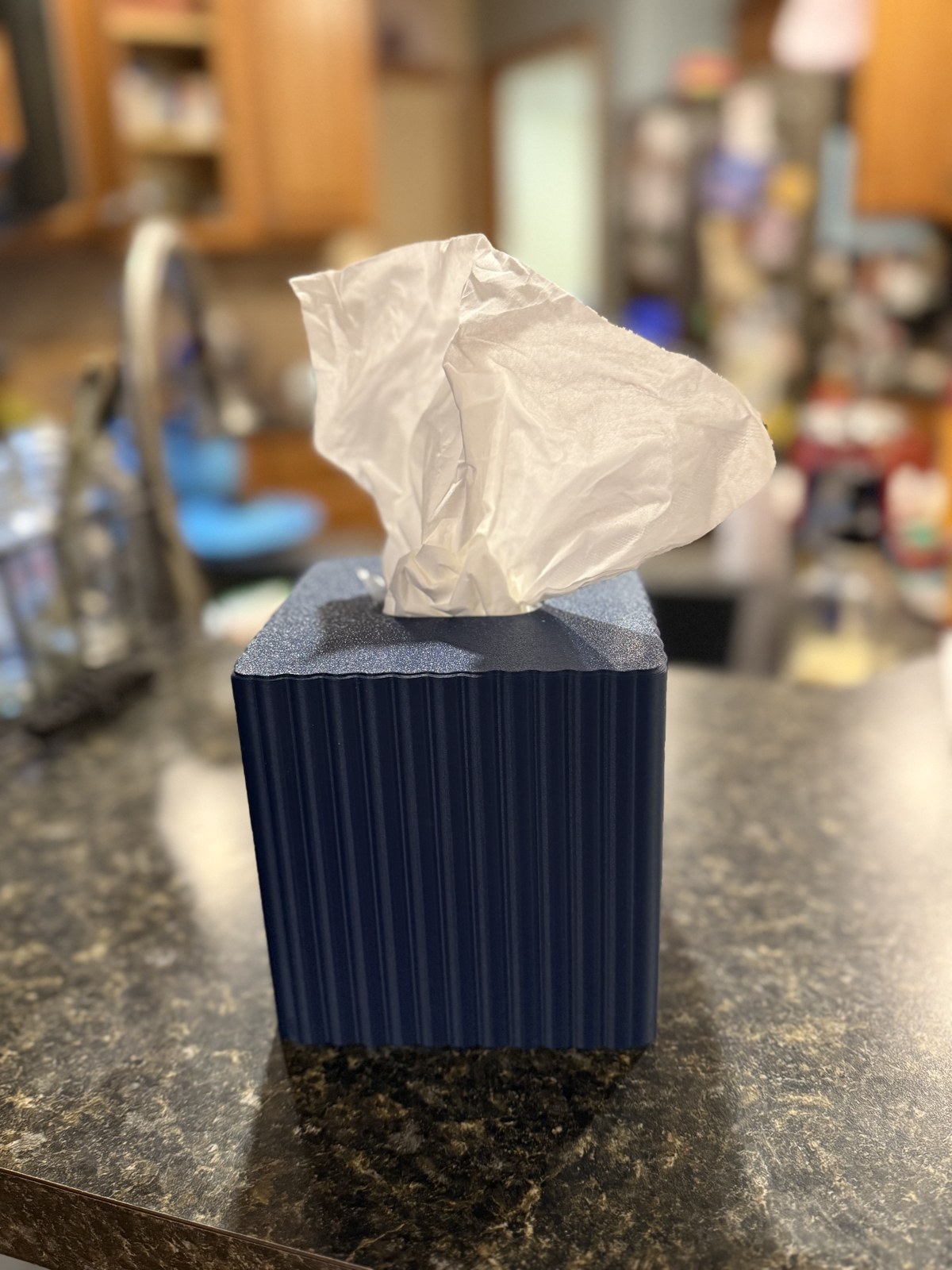 Ribbed Tissue Box Cover